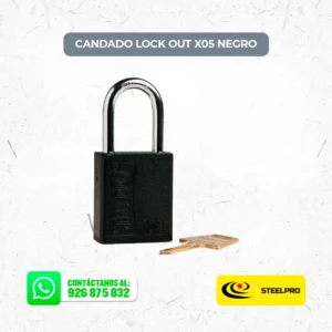 Candado Lock Out Steelpro X05 Negro