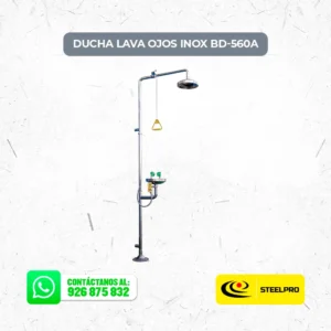 Ducha Lava Ojos Inox Bd-560A S