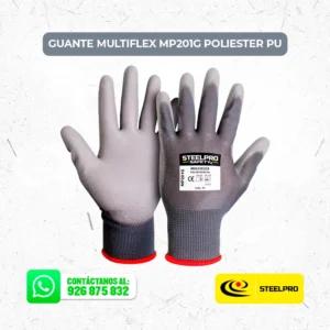 Guante Multiflex MP201G Poliester PU