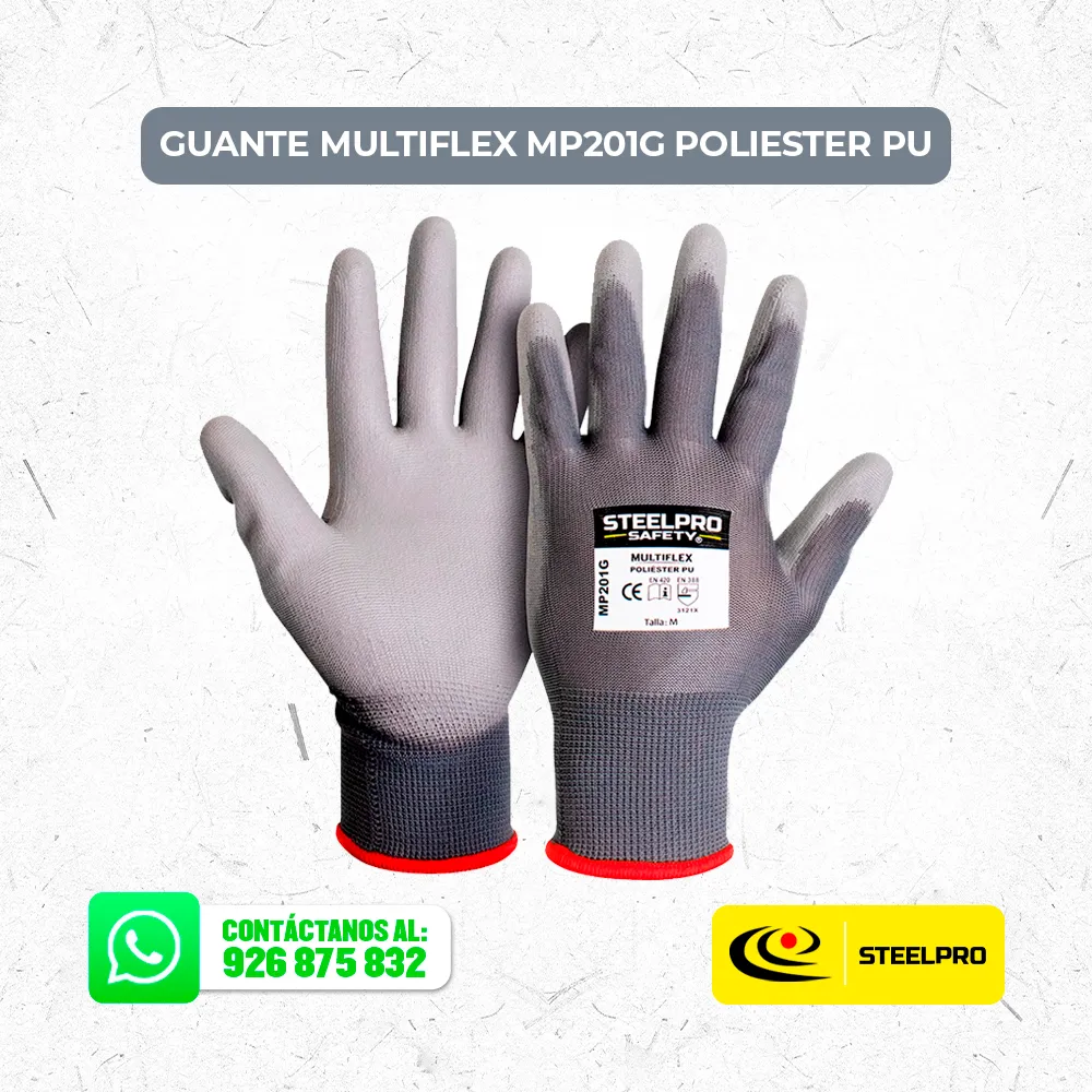 Guante Multiflex MP201G Poliester PU