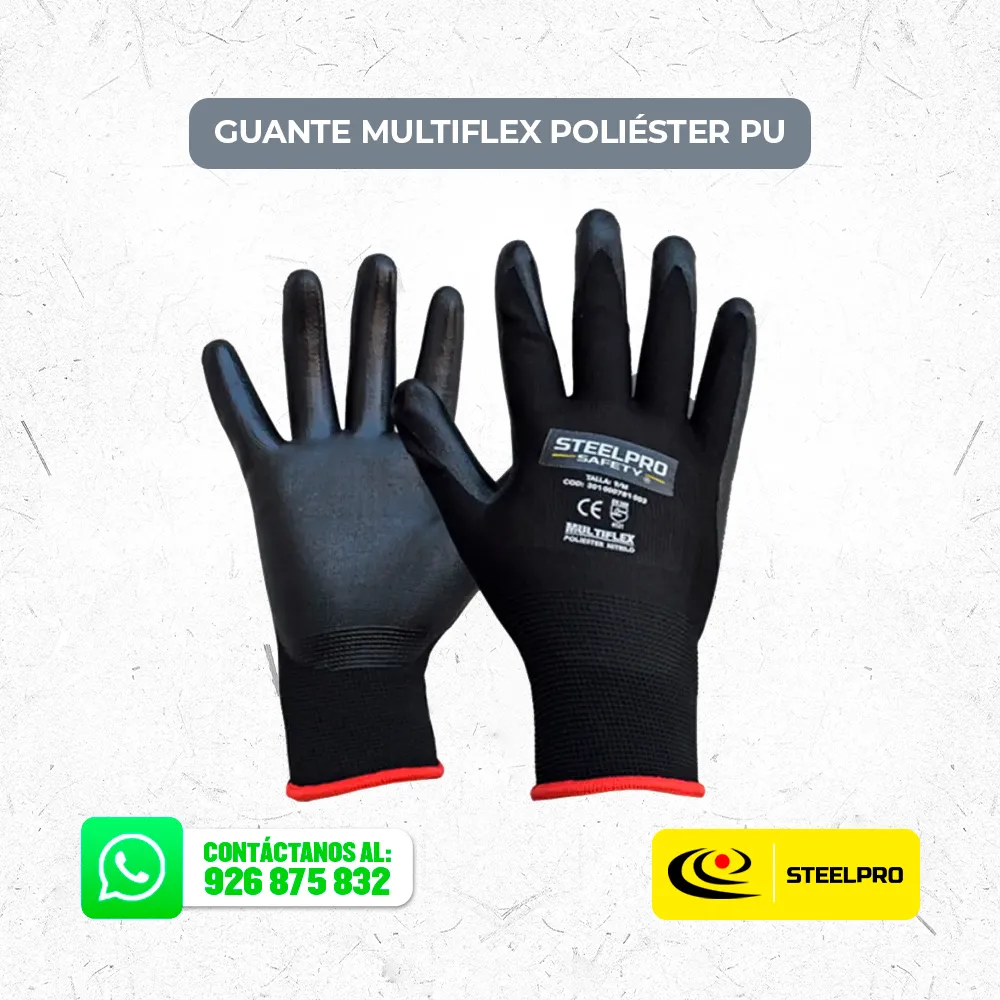 Guante Multiflex Poliéster PU