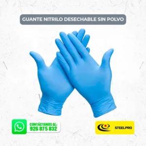 Guante Nitrilo Desechable Sin Polvo