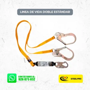 LINEA DE VIDA DOBLE ESTÁNDAR STEELPRO