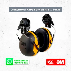 Orejeras Peltor X2P3E 3M Serie X 24dB