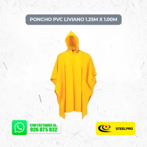 Poncho PVC Liviano 1.25M X 1.00M
