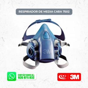 Respirador de media cara 7502 3M