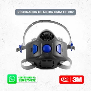 Respirador de media cara HF-802 3M