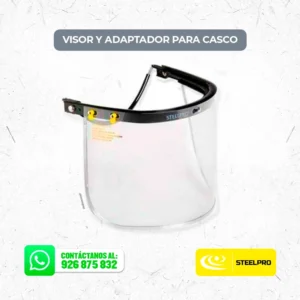 VISOR Y ADAPTADOR PARA CASCO