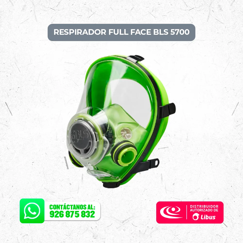 Respirador Cara Completa Libus-BLS 5700 Full Face